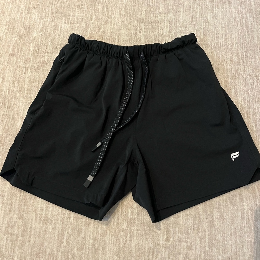 Fabletics Men's Black Athletic Shorts